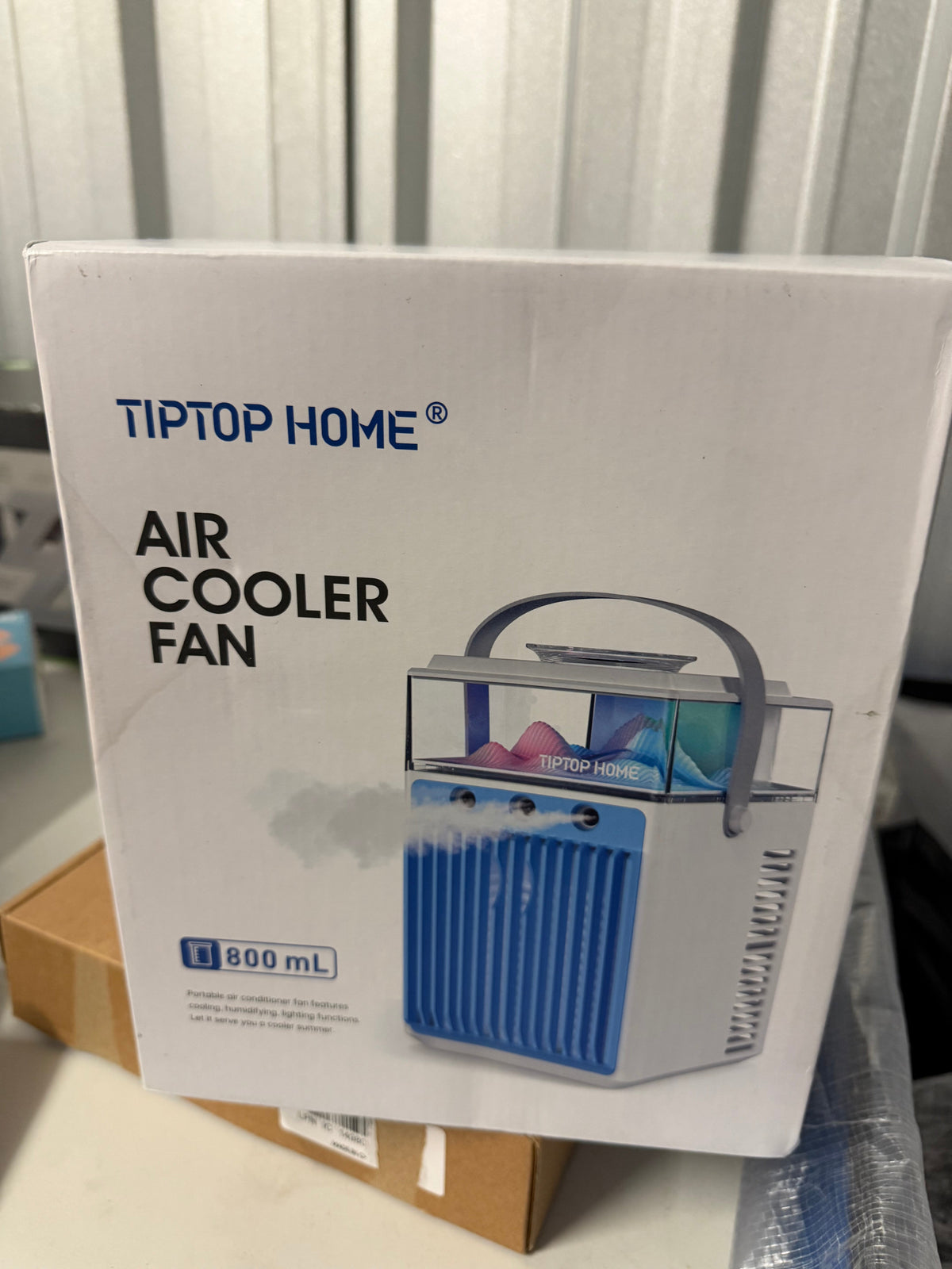 TipTop Home Air Cooler Fan 800ml